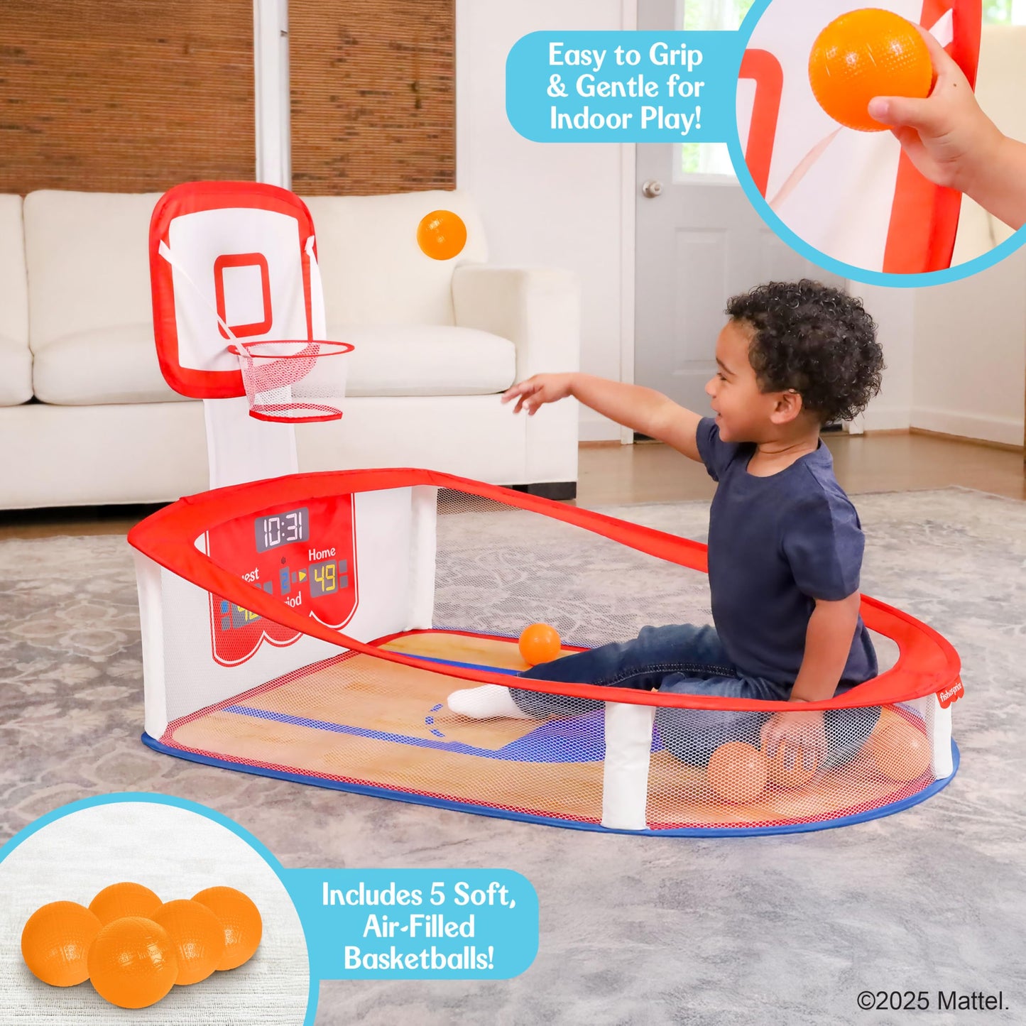 Fisher-Price™ Soft & Safe Basketball Set