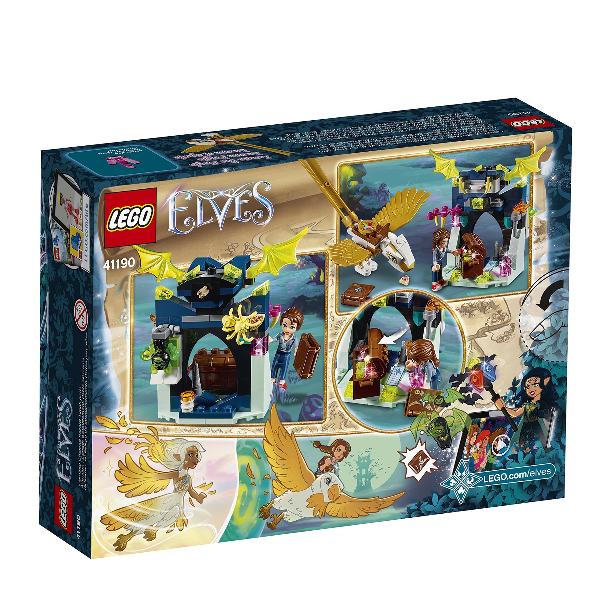 LEGO 6212137 Elves Emily Jones and The Eagle Getaway 41190 Building Kit