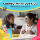 101 Conversation Cards for Kids - Family Question Games for Kids and Adults, Christmas Dinners, Game Nights, Holiday Gatherings & Gifts - Prompts