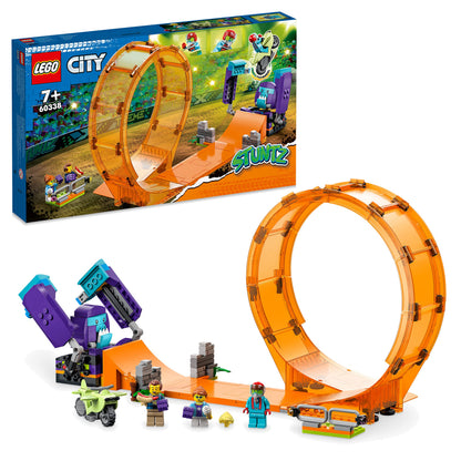 Lego City Stuntz Smashing Chimpanzee Stunt Loop 60338 Building Toy Set for Boys, Girls, and Kids Ages 7+ (226 Pieces)