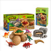 Thames & Kosmos I Dig It! Dinos - Dinosaur Eggs Excavations | 8 Dig-Out Kits, Unearth Dinosaur Figurines, a T. Rex Claw & Tooth Replica, Includes