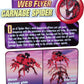 Spider-Man Sneak Attack: Web Flyers: Carnage SPider with Carnage Flyer Plus "Sneak Attack" Sticker