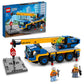 Lego 60324 City Off-Road Crane, Crane and Truck Toy with Hooks, Buildable Vehicle Toy for Boys and Girls from 7 Years, Gift for Children and Fans
