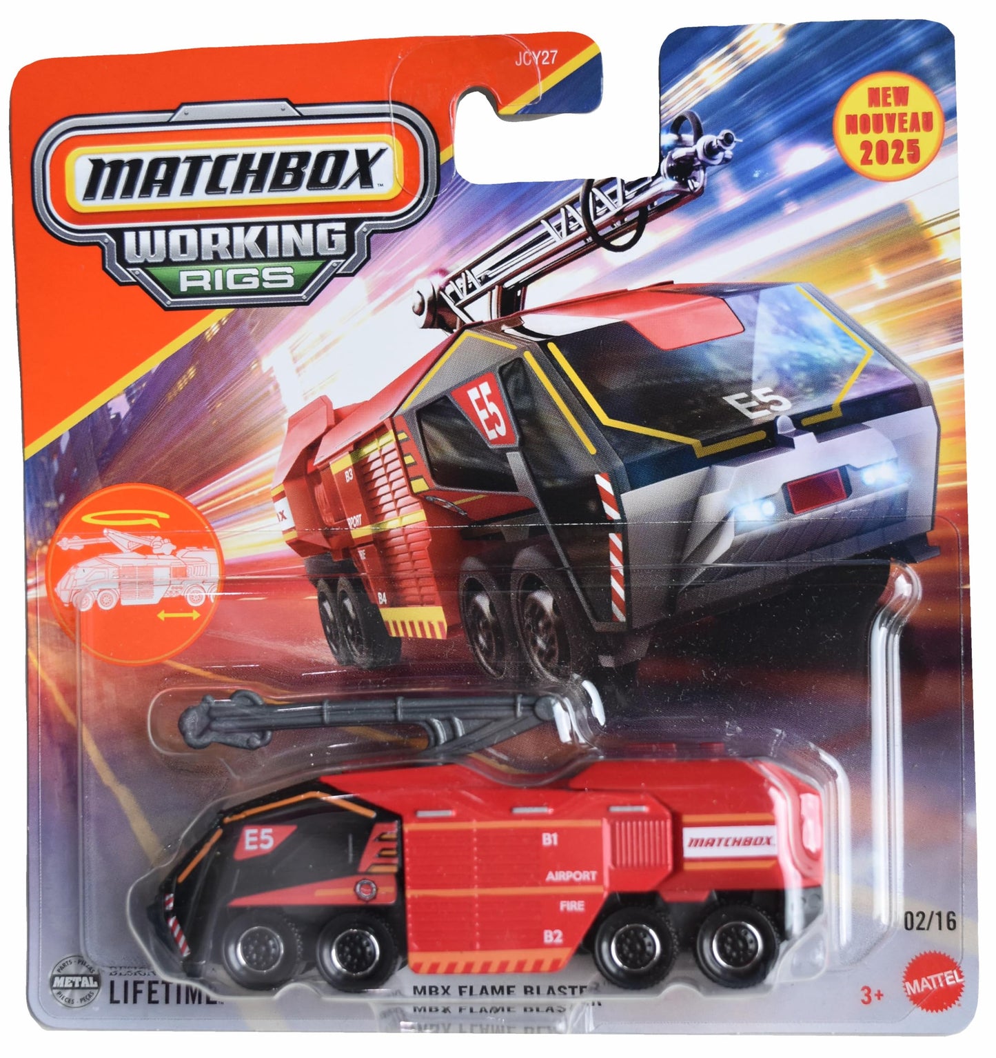 Matchbox MBX Flame Blaster, Working Rigs 2/16 [red/Black]