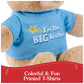 GUND Sustainably Soft “I'm the Big Brother” 12" Bear with T-Shirt, Ages 0+