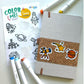 A Brighter Year Color-Your-Own Sticker Bundle, Space & Science Edition -3-Pack of 8.5” x 5.5” Sheets of 10 Stickers Each - Each Sticker is 1.5-2” x