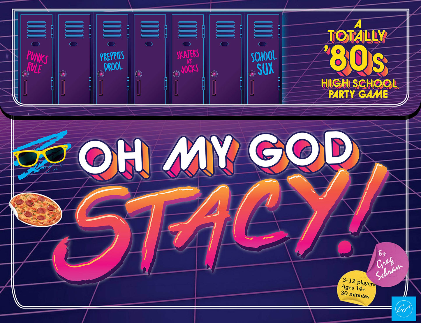 Chronicle Books Oh My God, Stacy! A Totally 80s High School Party Game for 3-12 Players, Ages 14+ - Find Your Clique and Race to be the Coolest in