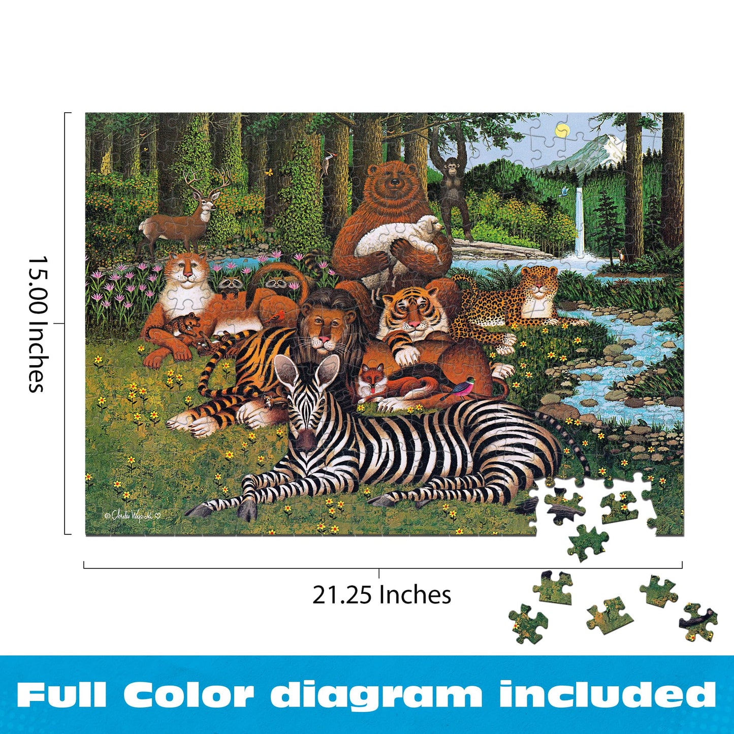 Buffalo Games - Charles Wysocki - Chumbuddies - 300 Large Piece Puzzle
