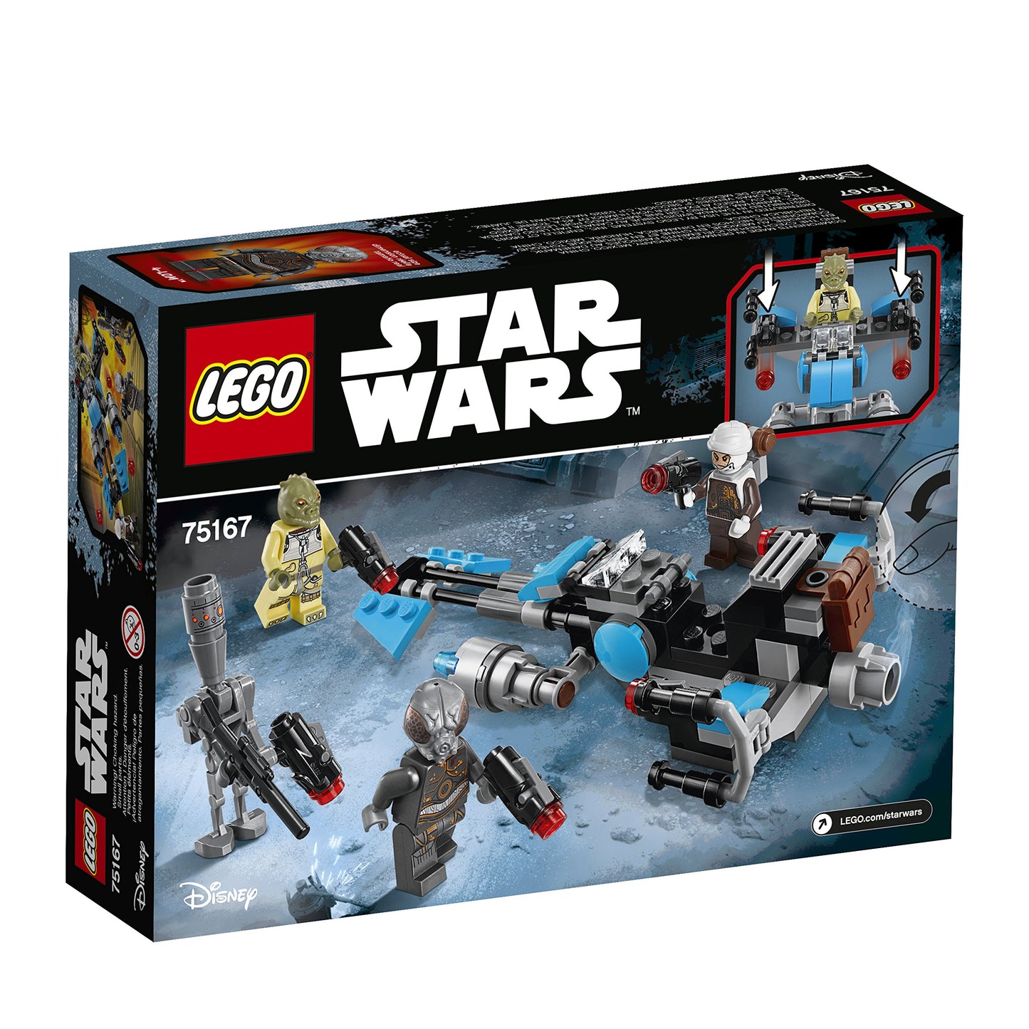 LEGO Star Wars Bounty Hunter Speeder Bike Battle Pack 75167 Building Kit
