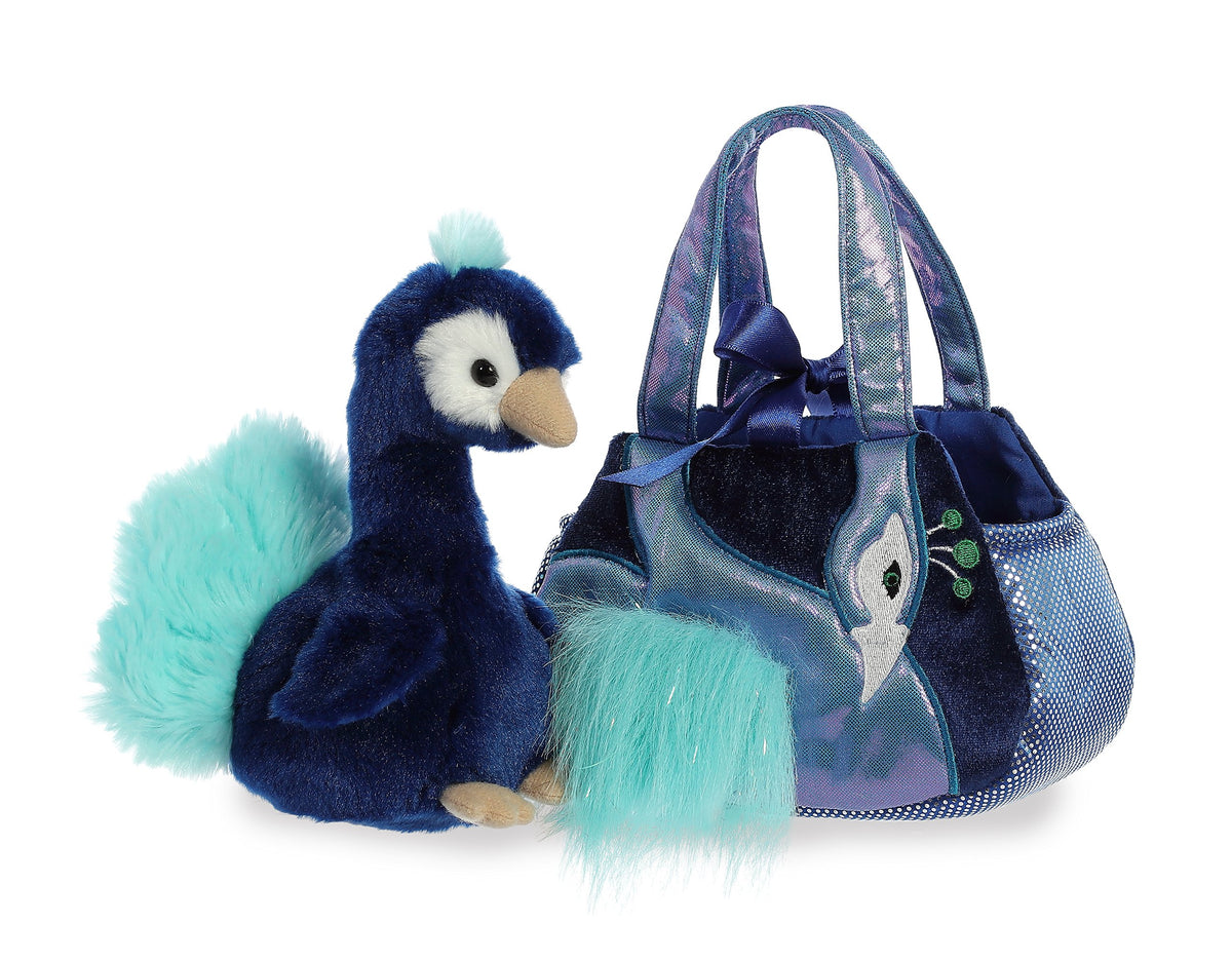 Aurora - Pet Carrier - 7" Mora Peacock Carrier, Multicolor