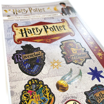 Paper House Productions Harry Potter Cardstock Sticker Sheet 6-Pack for Crafts, Scrapbooking & Collecting - Hogwarts Houses