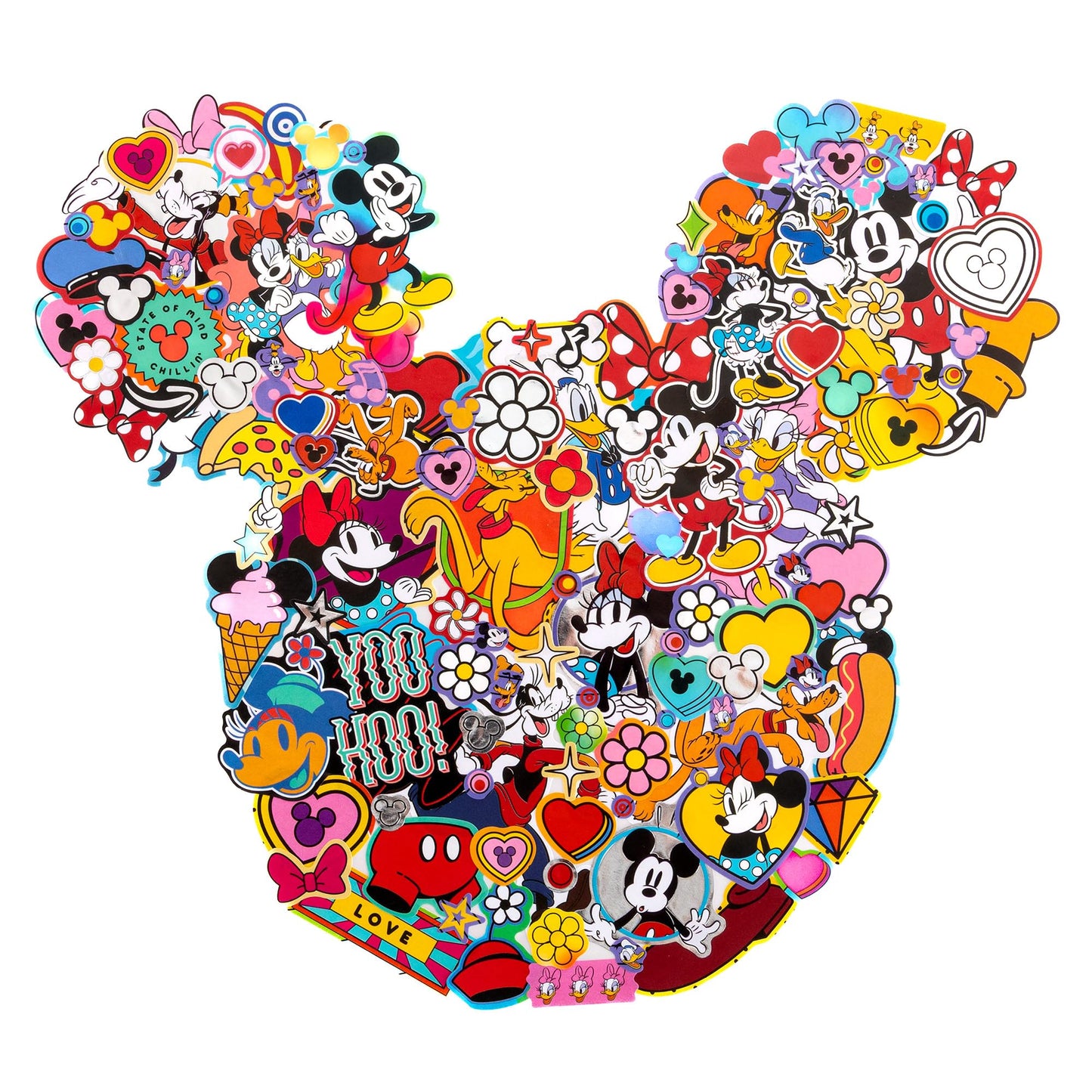 Fashion Angels Disney Mickey & Friends 1000+ Tabbed Sticker Collection Book