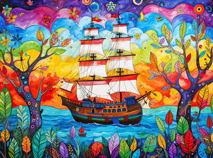 Cross & Glory | Jigsaw Puzzles for Adults | Caribbean Treasure Hunt