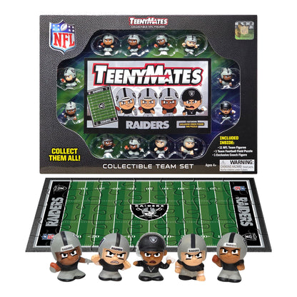 TeenyMates NFL Football Action Figures Gift Set, Las Vegas Raiders