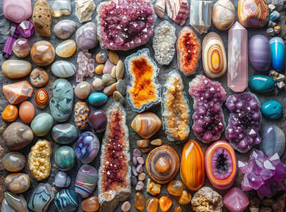 Prime Time Puzzles Adult Jigsaw Puzzle 1000 Piece Healing Stones