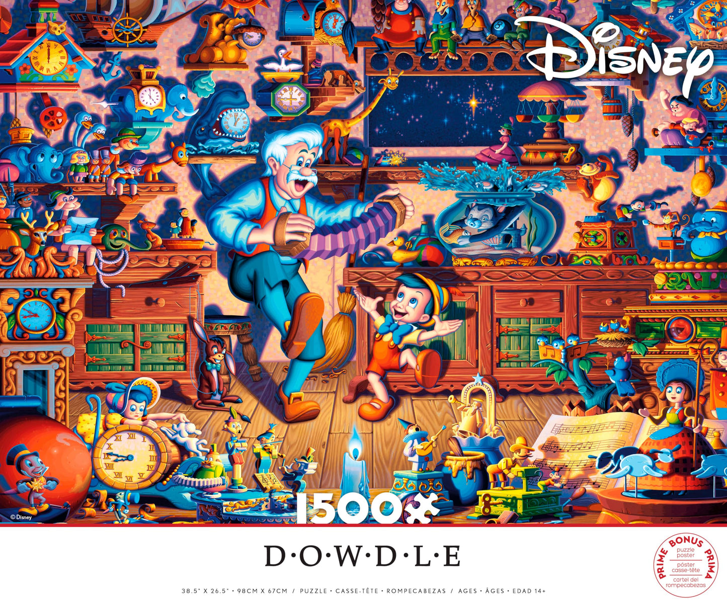 Ceaco - Eric Dowdle Pinocchio - 1500 Piece Jigsaw Puzzle for Adults