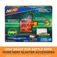 Nerf Modulus Ghost Ops Evader Motorized Blaster - Light-Up See-Through Blaster and Barrel Extension, Includes 12 Official Elite Darts (Amazon