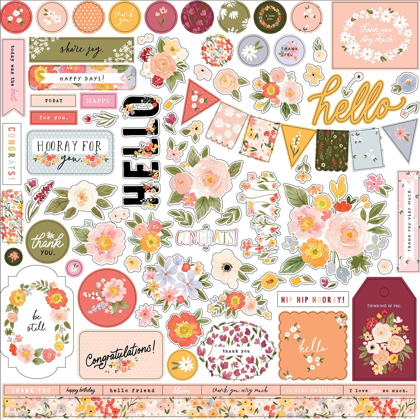 Carta Bella Paper Co. Flora No.5 Element Sticker