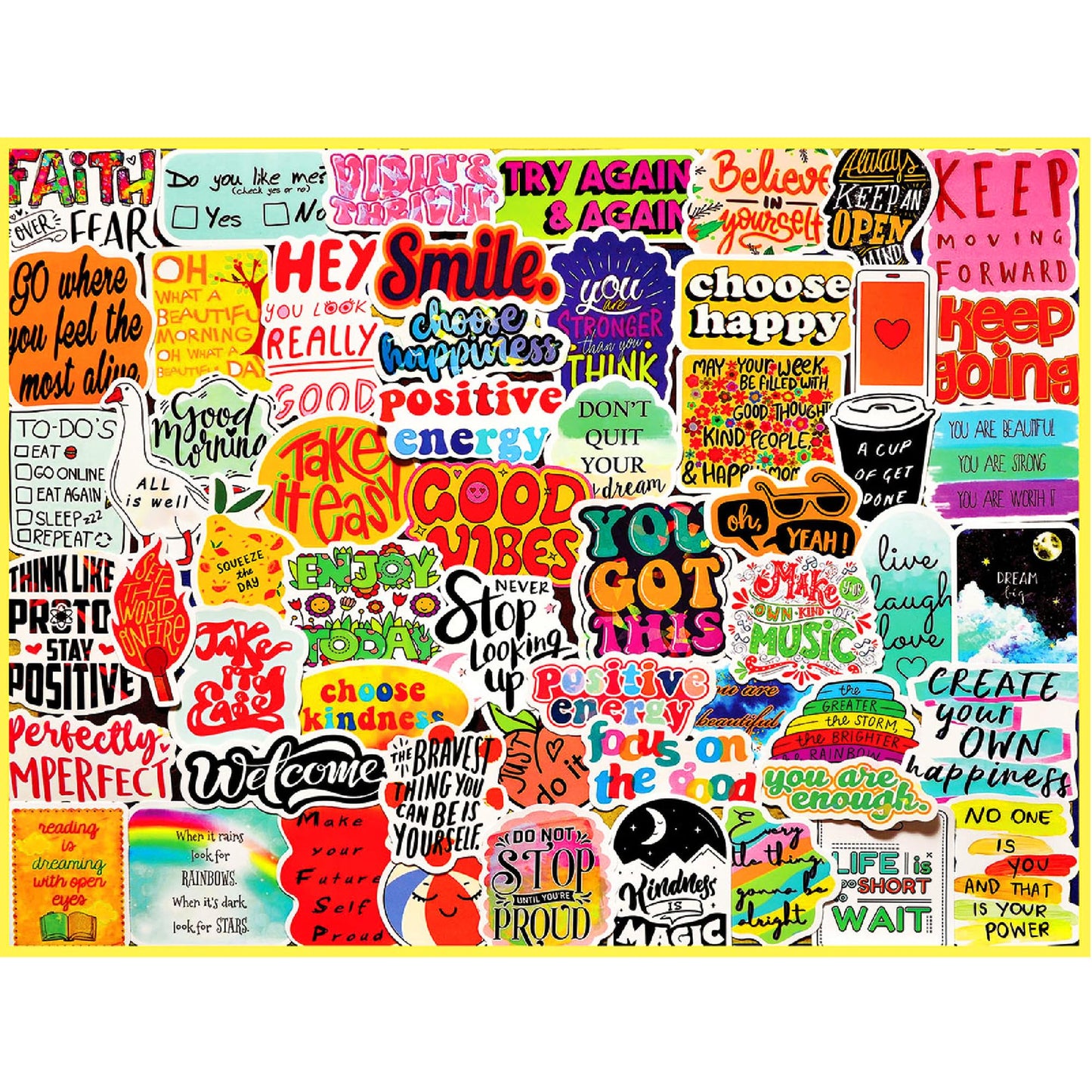 White Mountain 500 Piece Jigsaw Puzzle Retro Nostalgic Collage, Good Vibes