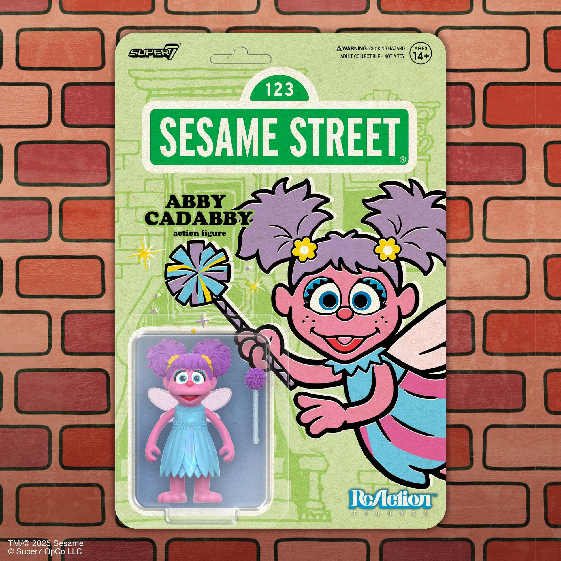 Super7 Super Duper Plush Sesame Street Cookie Monster Toy - 8" Sesame Street Plush Toy - Classic TV Show Collectibles and Retro Toys