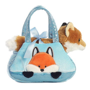 Aurora® Fashionable Fancy Pals™ Peek-A-Boo™ Fox Stuffed Animal - Plush with Stylish Purse for Dress Up Fun - Perfect for Kids 3+ Years, Costumes,