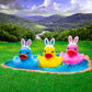 Light Up Rubber Ducks for Kids (4 Pack) - LED Glowing Bunny Duck Toys, Colorful Bath & Play Set, Party Favors & Classroom Prizes with Giftable Box