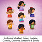 Fisher-Price Little People Toddler Toys Disney Encanto Figure Set, 7 Characters for Preschool Kids Ages 18+ Months