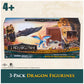 Dreamworks Dragons Book of Dragons Multi-Pack, 3 Dragon Figures