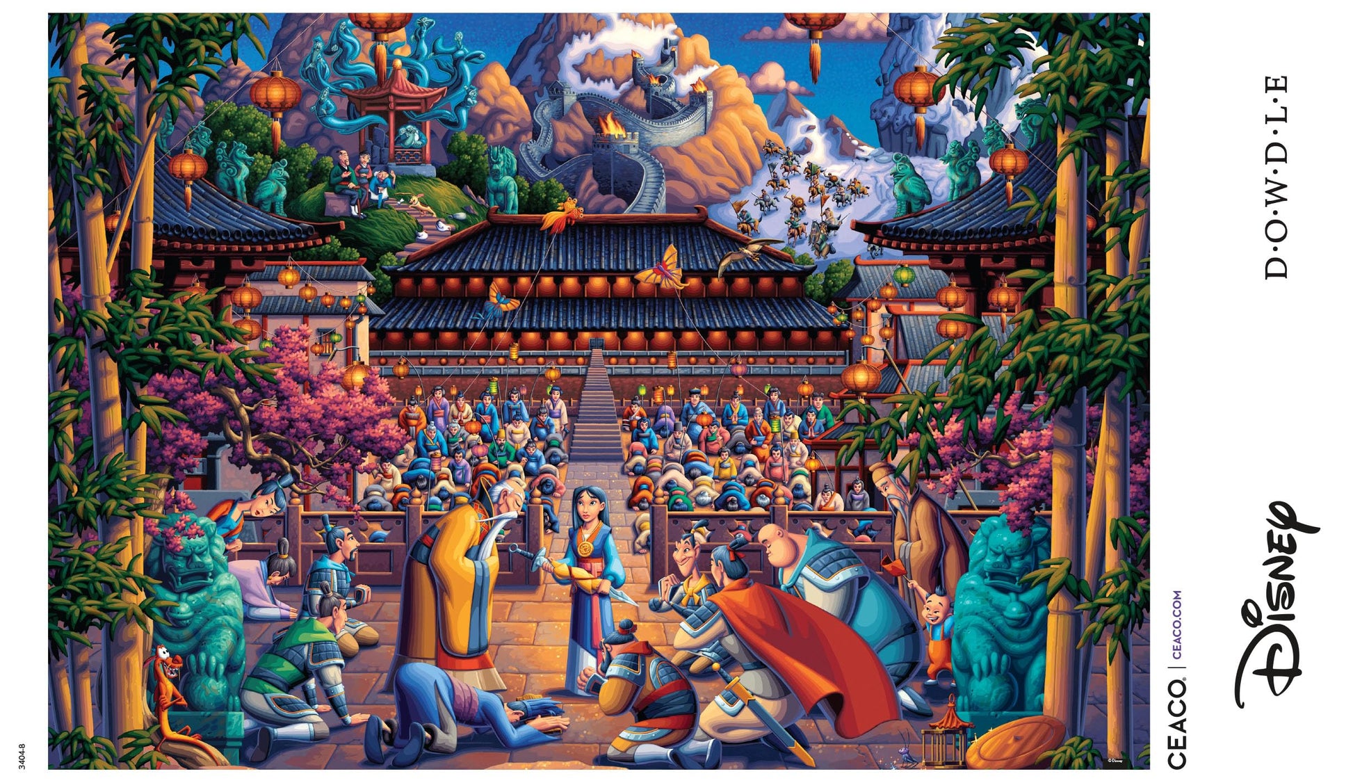 Ceaco - Disney Mulan the Face in the Mirror - 1500 Piece Puzzle for Adults