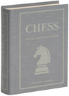 WS Game Company Chess Vintage Bookshelf Edition, Classic Strategy Game Set in Linen Wrapped Book Box & Slipcase - Full Size Folding Board, Wooden