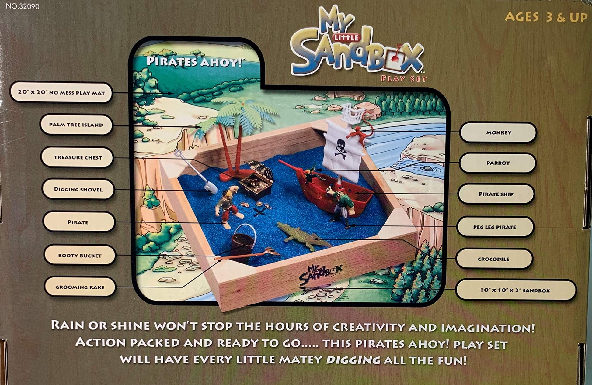 My Little Sandbox - Pirates Ahoy! Play Set