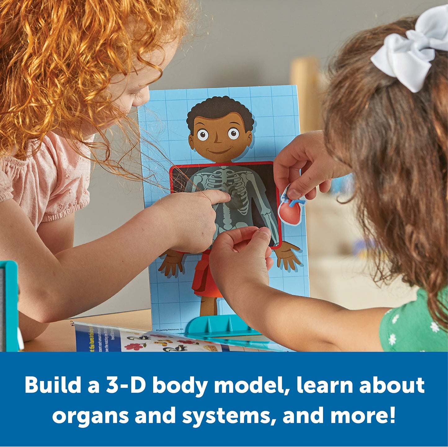 Learning Resources Skill Builders! Human Body Activity Set - Anatomy and Science Classroom Must Haves, STEM Study Tools, Back to School Kits