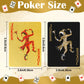Playing Cards 2 Pack, Plastic Playing Cards Waterproof, Deck of Cards 2 Pack, Cool Black Palying Cards for Adults, Premium Standard Poker Card Set