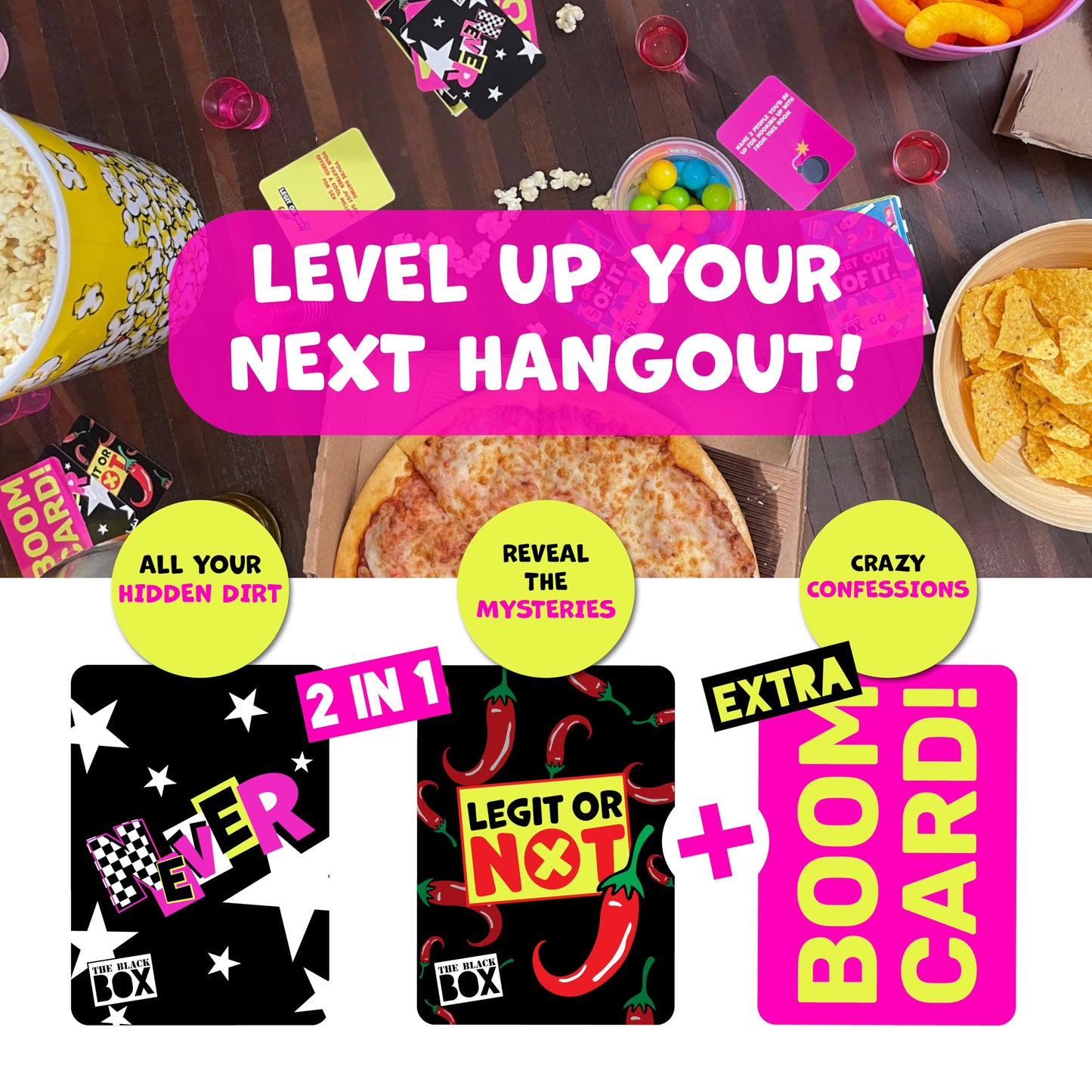 Get Out of It - The Ultimate Card Games for Laughs and Group Connection | Confessions & Daring Fun, Perfect for Drinking Games, and Date Night Game