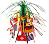 Beistle International Flag Miniature Cascade Centerpiece, 71/2-Inch