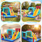 Whubefy Bounce House for Kid 3-6 8-12, 13Ft Bouncy Castle with Blower,12-in-1 Blow Up Jump House with Ball Pit, Target Game, Basketball Hoop