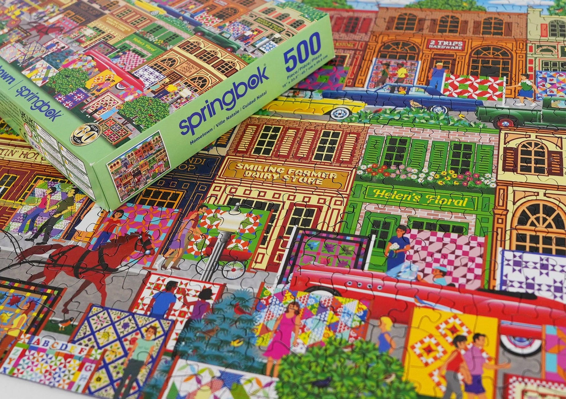 Springbok Hometown 500 Piece Jigsaw Puzzle for Adults