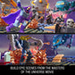 Mattel Brick Shop Masters of the Universe Building Set, Attack of the Collector with 594 Pieces and 12 Figures, Adult Collectors and Ages 13+ (Amazon