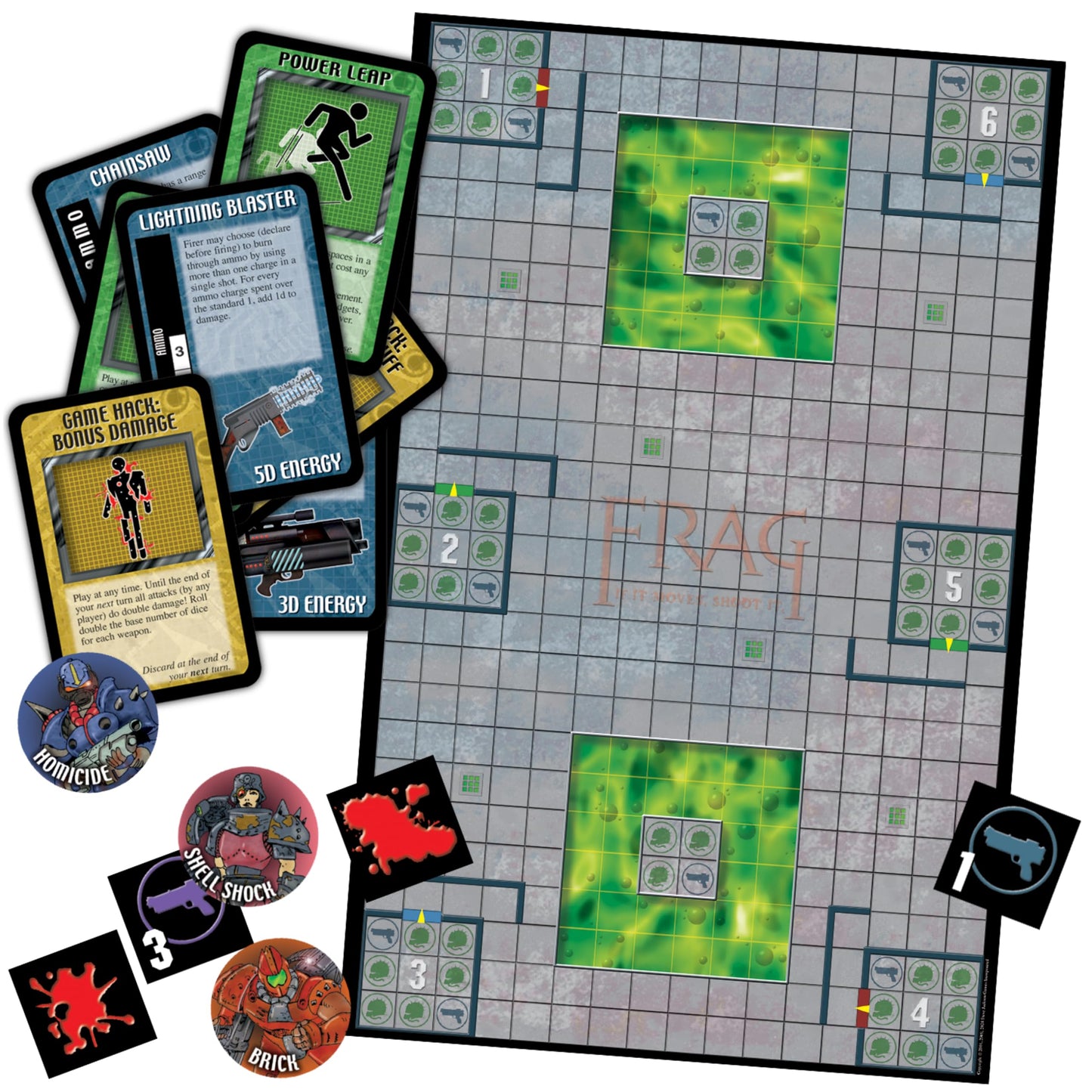 Frag by Steve Jackson Games - Party Board Game, for 2 to 6 Players, Ages 14+