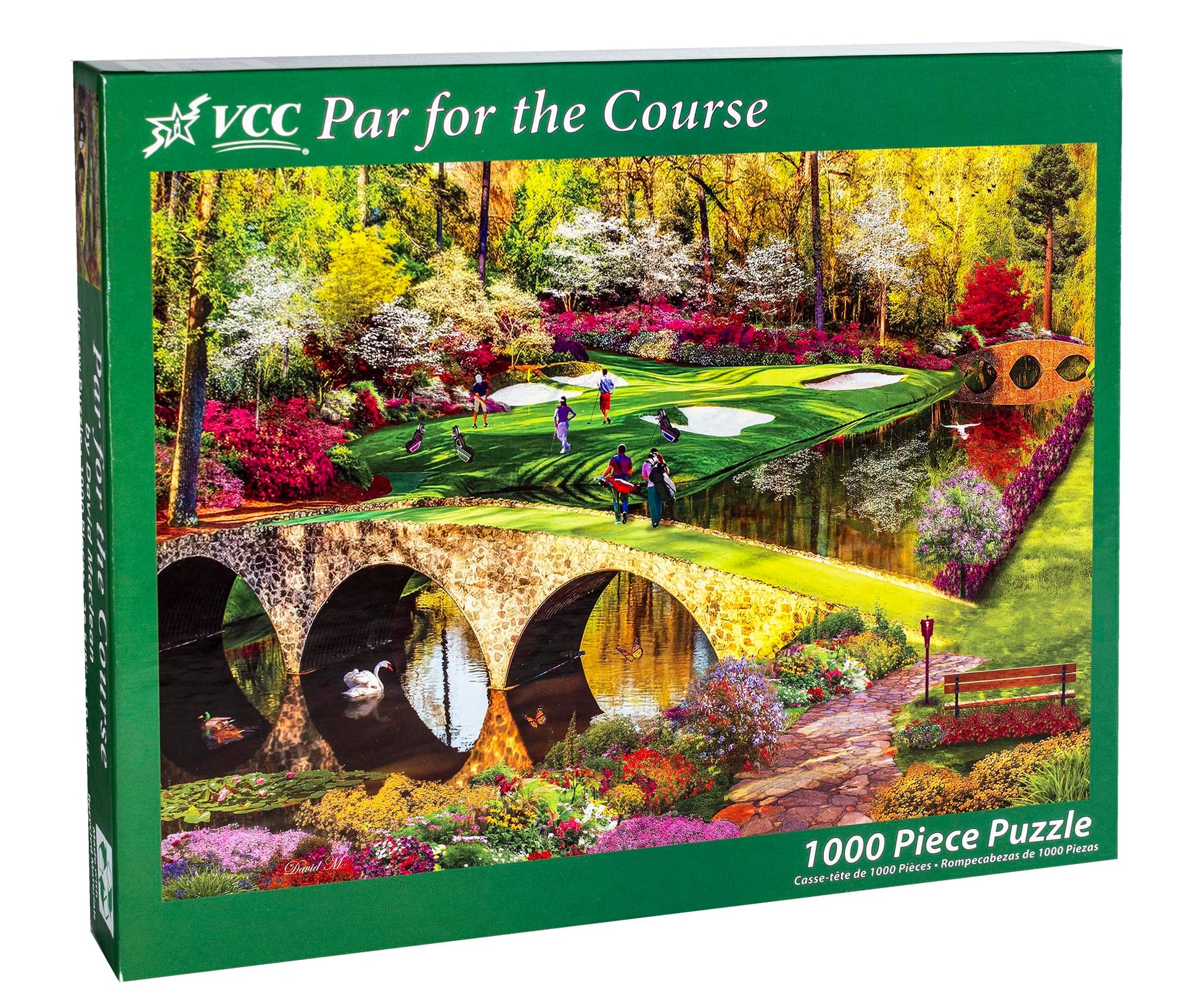 Par for The Course (Golf) Jigsaw Puzzle 1000 Pieces - Precision Cut, Challenging Golf Puzzle for Adults, Vibrant Colors, 1000 Piece Golfing Jigsaw by