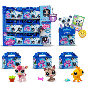 Littlest Pet Shop - Pet Surprise Display, 18 Pet Collector Set - Series 2 - LPS Gen 7, Authentic Mystery Figures, Surprise Collectible Kidult Toy