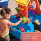 Step2 Car Wash Splash Center, Kids Water Table & Pretend Play Car, Activity Sensory Playset, Summer Outdoor Toys, 13 Piece Water Toy Accessories,