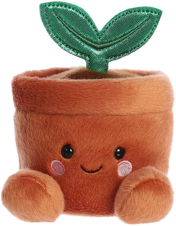 Aurora® Adorable Palm Pals™ Terra Potted Plant™ Stuffed Animal - Fun Collectible Plush for Kids and Adult Collectors - Perfect for Decorating Rooms