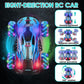 SPRSHY RC Stunt Car Toys - Gesture Remote Control Racing Cars Comes with Spray,Lights,360° Rotation for Kids,Vehicle Birthday Gifts for Boys and Girls
