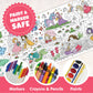 KangaToys Large Coloring Poster Ages 4 and Up Princess Theme 30 x 72 Inches Rolled Ideal Size for Parties and Group Activities