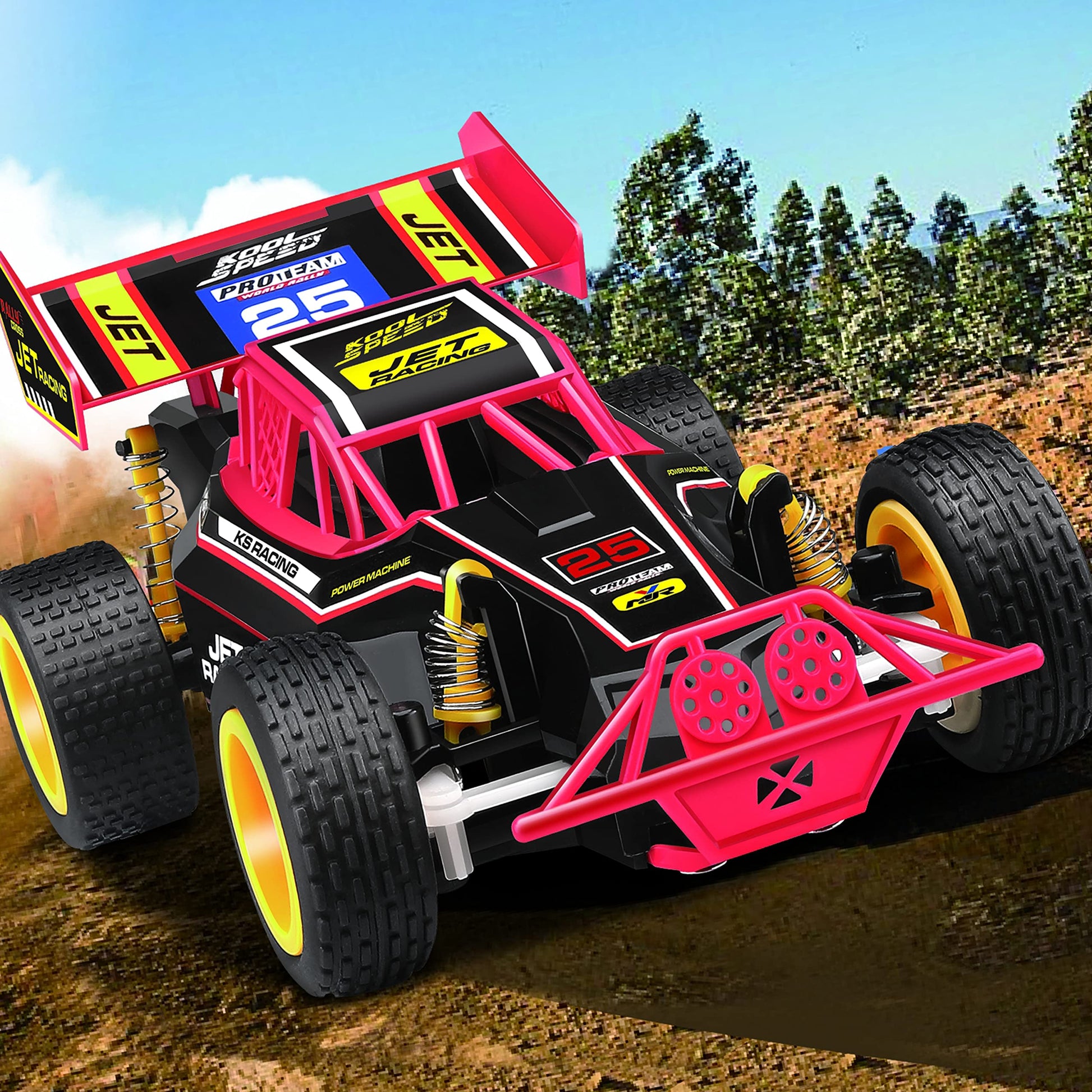 Nature Bound RC Cars 1:20 Scale Monster Terra RC Off-Roader - 2WD All-Terrain Electric Toy Car - 2.4GHz Radio Control - Great Gift for Kids