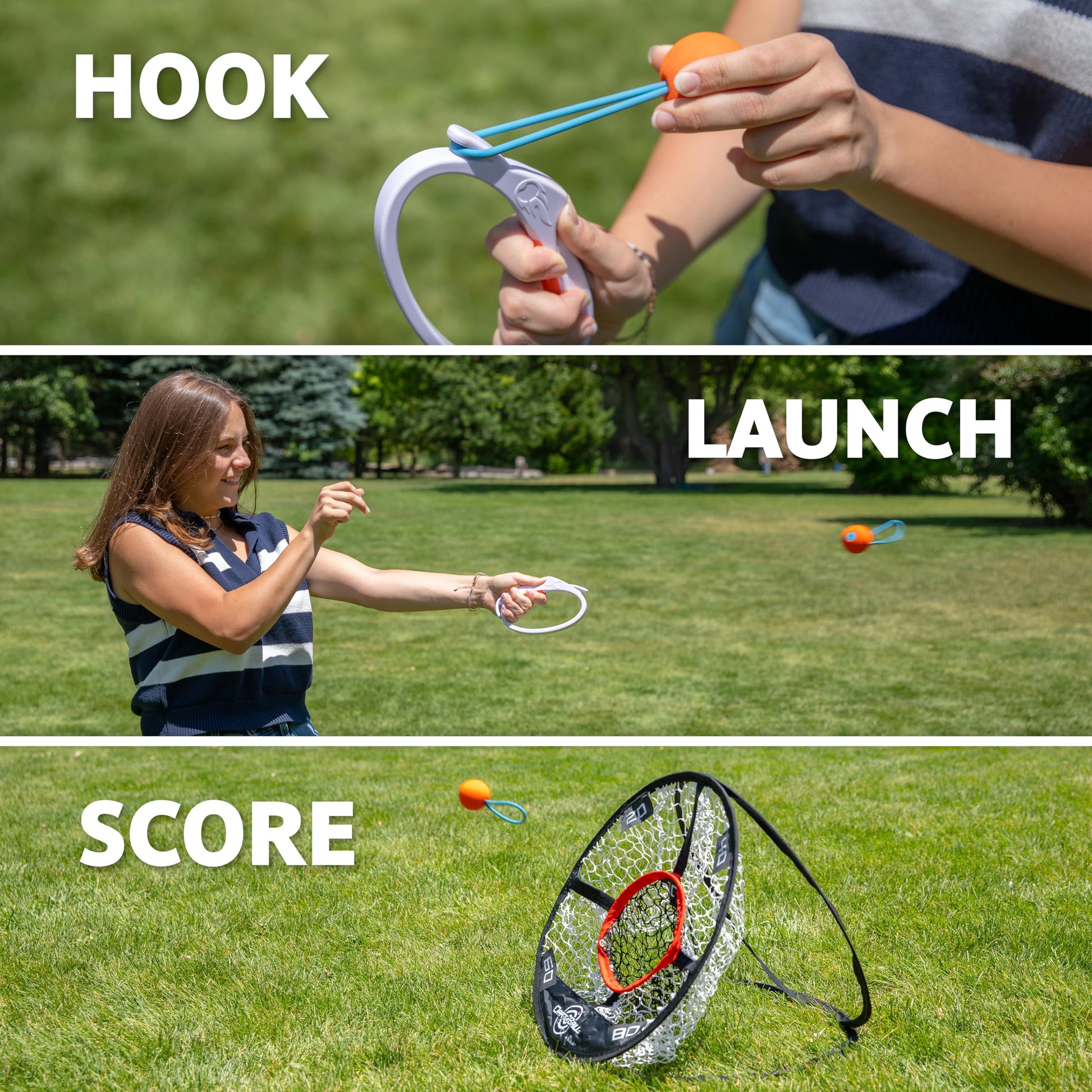Djubi Dartball, Best Gifts for Kids and Teens All Ages 8 & Up - Slingshot Outdoor Beach, Lawn, & Tailgating Family Game - Toys Gifts for 8 9 10 11 12