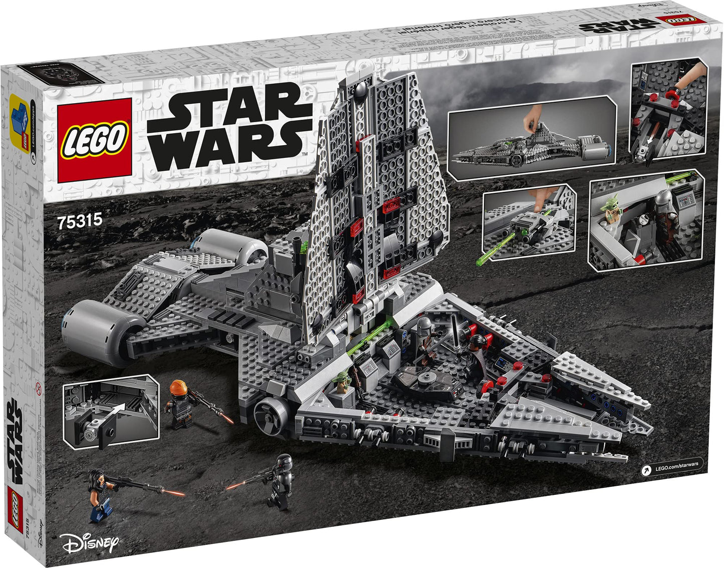 LEGO Star Wars: The Mandalorian Imperial Light Cruiser 75315 Awesome Toy Building Kit for Kids, Featuring 5 Minifigures; New 2021 (1,336 Pieces)
