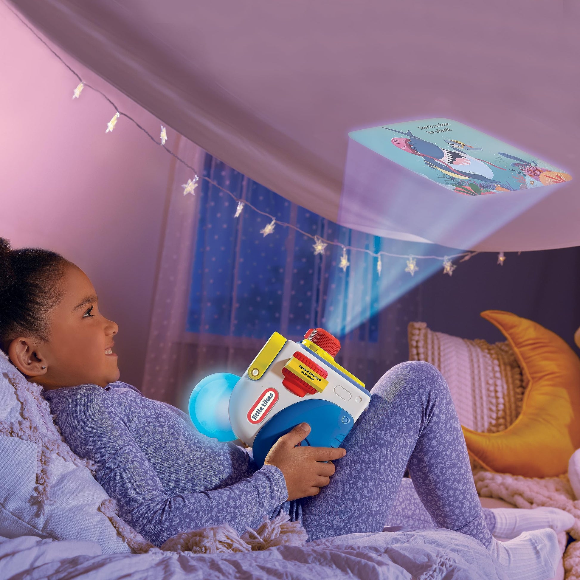 Little Tikes Story Dream Machine Big Shark, Little Shark Story Collection, Storytime, Books, Random House, Audio Play Character, Gift and Toy for