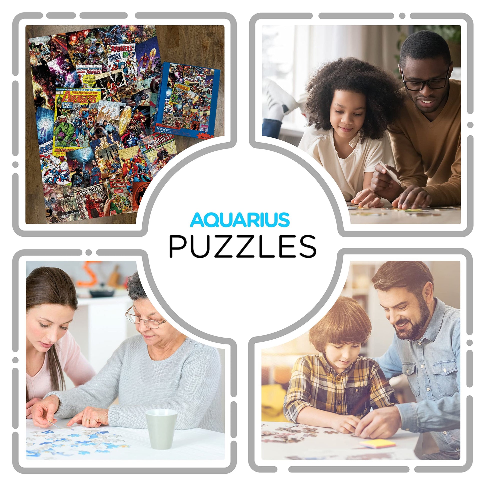 AQUARIUS Marvel Puzzle Cast (1000 Piece Jigsaw Puzzle) - Officially Licensed Marvel Merchandise & Collectibles - Glare Free - Precision Fit